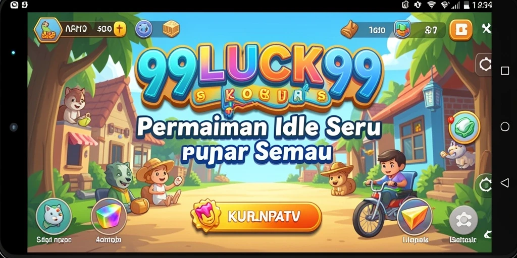 Screenshot gameplay 99LUCK99 menampilkan pengalaman Idle yang menyenangkan.