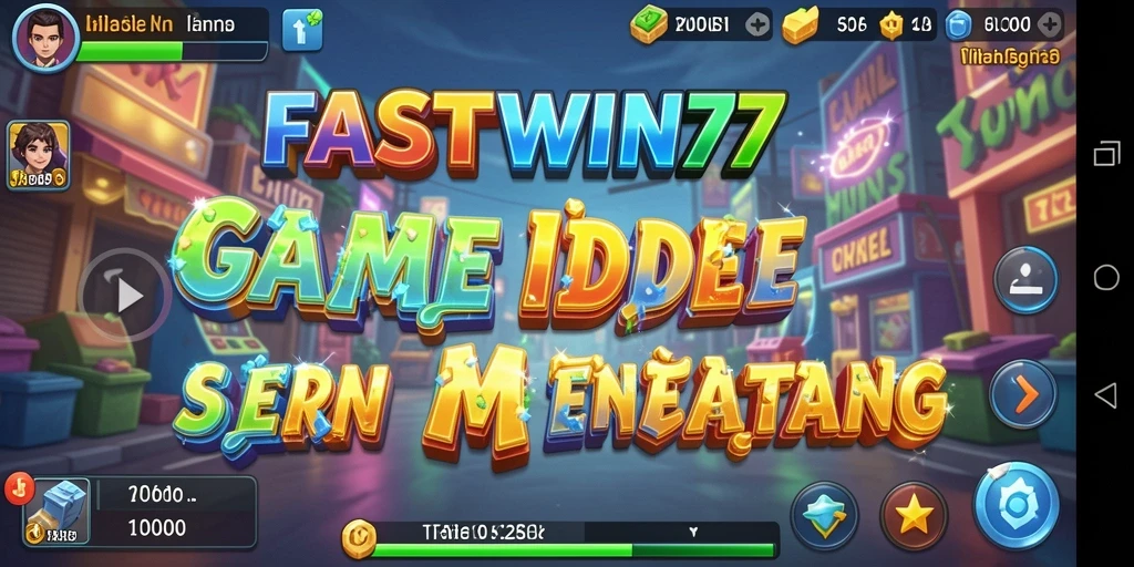 Tampilan gameplay seru di FASTWIN77 dengan karakter yang aktif.