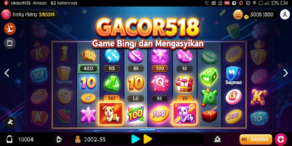 Screenshot GACOR518 menampilkan keseruan gameplay Bingo yang nyata.