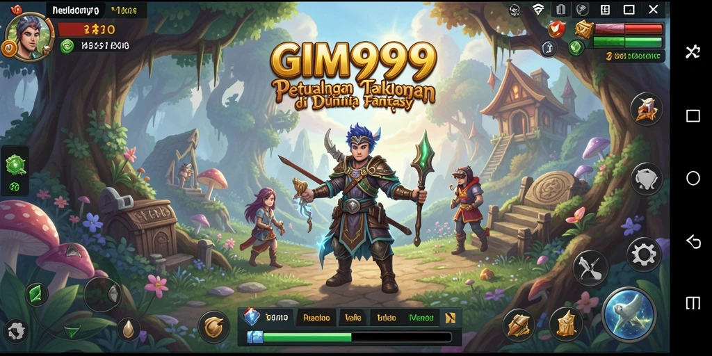 Screenshot gameplay GIM999 menunjukkan aksi seru dalam petualangan yang menantang.