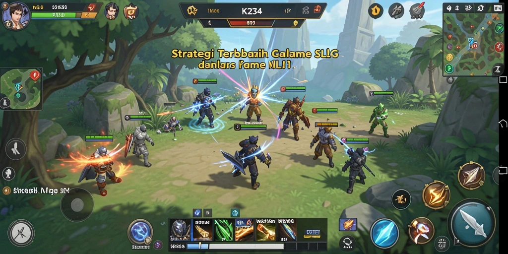 Tampilan gameplay K234 yang intens dan strategis.