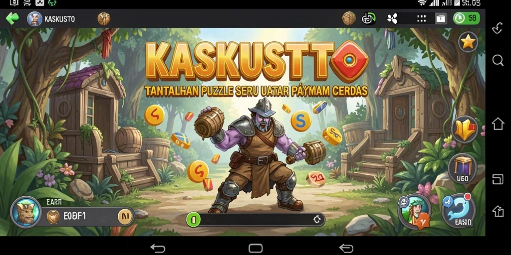 Tampilan gameplay KASKUSTOTO yang menarik dan penuh tantangan.
