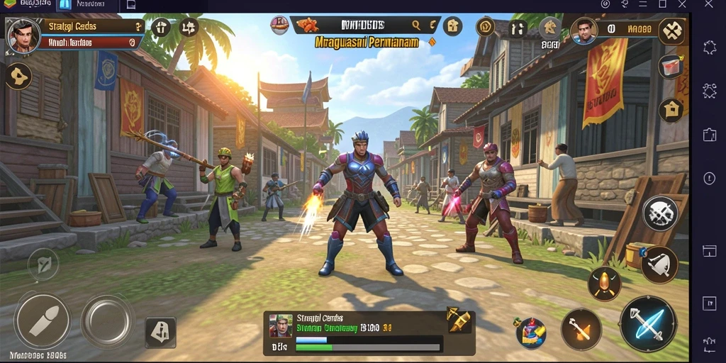 Gameplay MPO303 menampilkan strategi pertempuran yang intens dan dinamis.