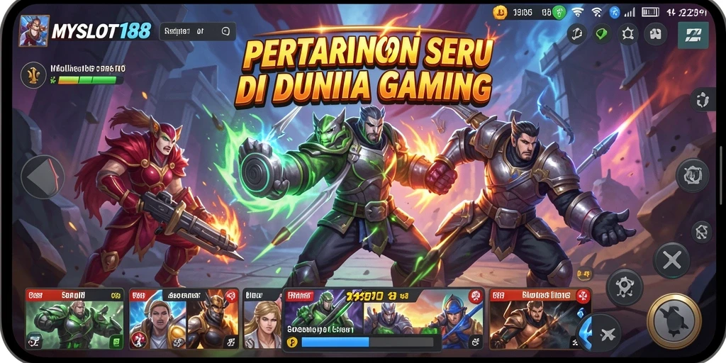Tampilan seru dalam MYSLOT188 saat pertarungan berlangsung.