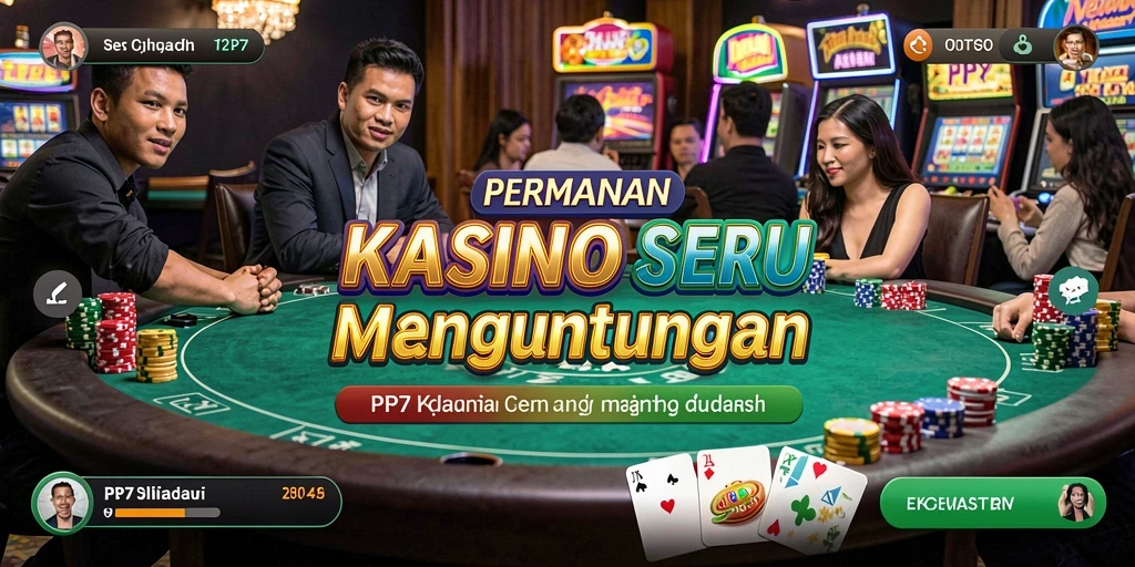 Screenshot gameplay PP7 menampilkan suasana Kasino yang seru dan mengasyikkan.