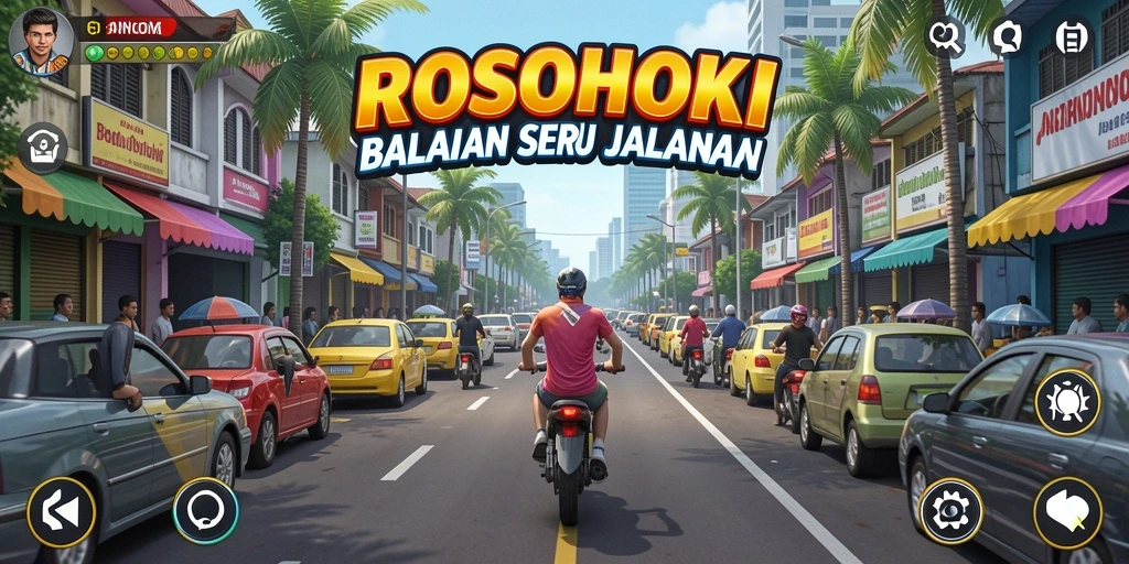 Gameplay seru dengan balapan yang menegangkan.