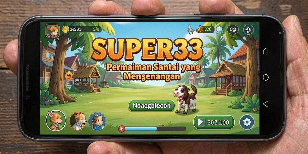 Screenshot utama gameplay SUPER33 menampilkan keseruan permainan Casual.