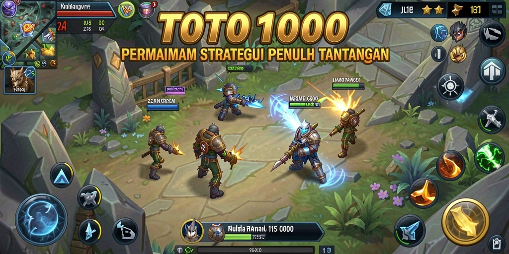 Tampilan gameplay menantang di TOTO1000 dengan strategi yang mendalam.