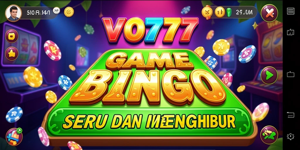 Tangkapan layar VO777 menampilkan momen seru dalam permainan Bingo.